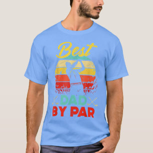 Mannen beste vader van Par Golfer papa Vaderdag T-shirt
