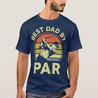 Mannen beste vader van par-sporthal Golfer Papa Fa T-shirt