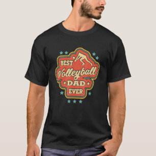 Mannen beste volleybal vader ooit t-shirt