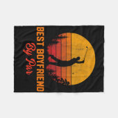 Mannen beste vriend van par Golf boyvriend Fleece Deken (Voorkant (Horizontaal))