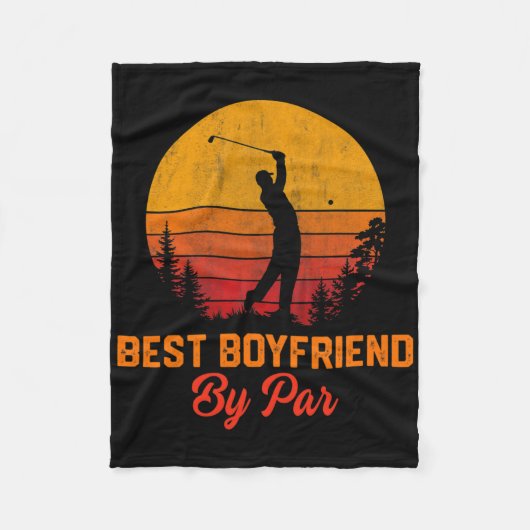 Mannen beste vriend van par Golf boyvriend Fleece Deken (Voorkant)