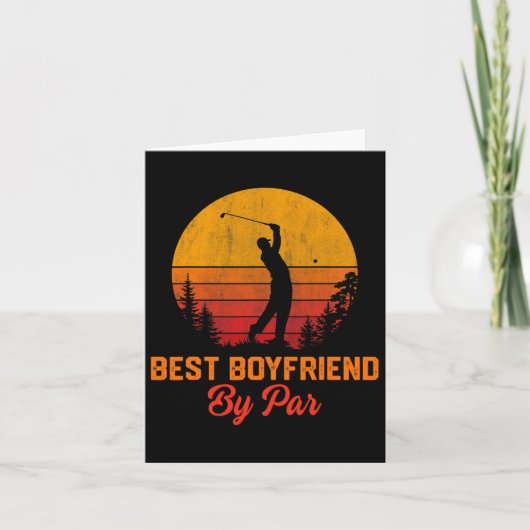 Mannen  beste vriend van par Golf boyvriend Kaart (Voorkant)