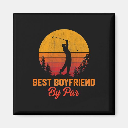 Mannen beste vriend van par Golf boyvriend Magneet (Voorkant)