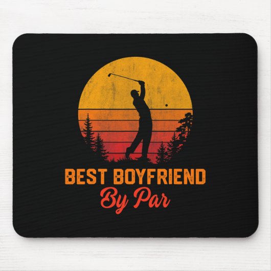 Mannen beste vriend van par Golf boyvriend Muismat (Voorkant)