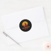 Mannen  beste vriend van par Golf boyvriend Ronde Sticker (Envelop)