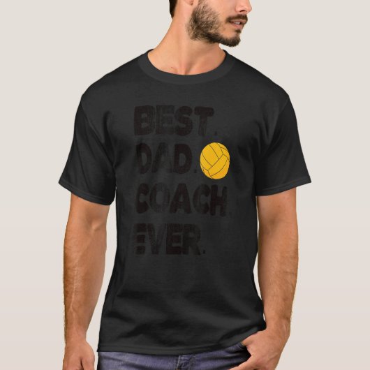 Mannen beste waterpoolak pap waterpoolak t-shirt (Voorkant)