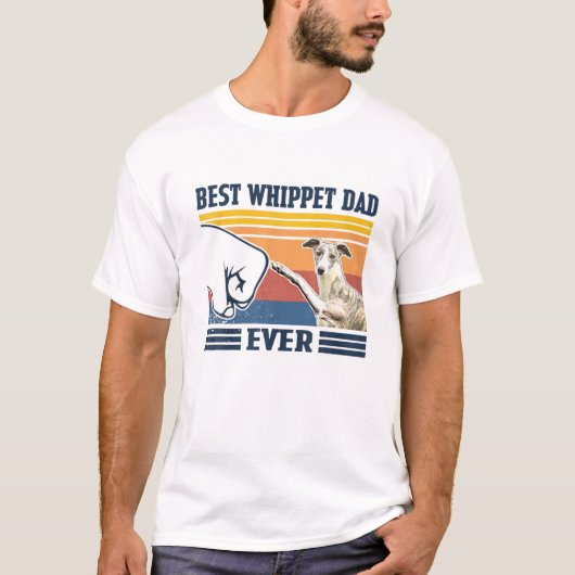 Mannen beste weippet pap ooit Funny Dog Lover Fath T-shirt (Voorkant)