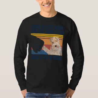 Mannen beste wierpoot vader van terrier Ever Funny T-shirt