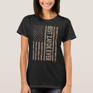 Mannen beste Zayde ooit Amerikaanse vlag opa Fat T-shirt