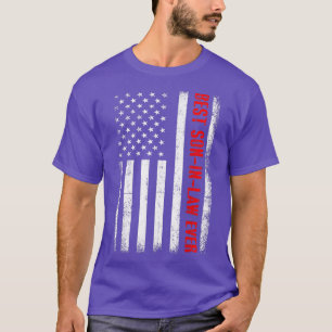 Mannen beste zoon ooit in de Amerikaanse vlag T-shirt