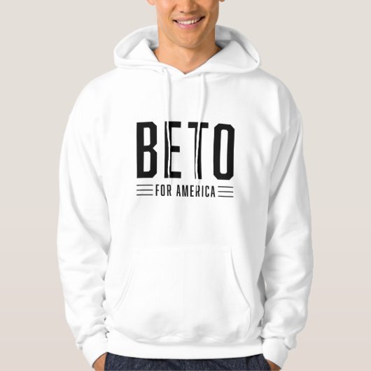 Mannen Beto For America Hoodie (Voorkant)