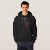 Mannen bevorderd tot opa 2022 Funny Firefighter Gr Hoodie (Voorkant volledig)