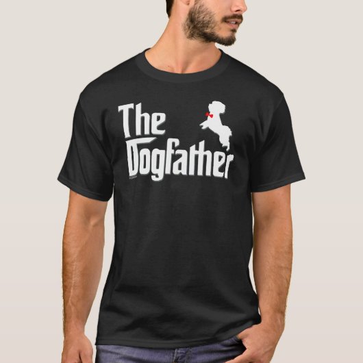 Mannen Bichon Bichon-vader T-shirt (Voorkant)