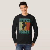 Mannen Bichon vader als een gewone vader T-shirt (Voorkant volledig)