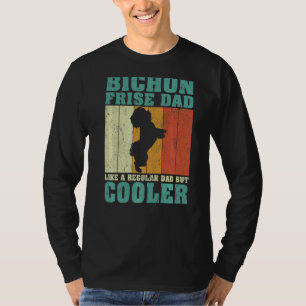 Mannen Bichon vader als een gewone vader T-shirt