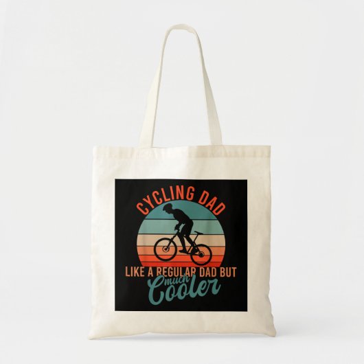 Mannen Bicycle mountainbike-Vaderdag Tote Bag (Voorkant)
