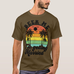 Mannen Bier Ik ga Trouwen Bachelorfeest App T-shirt