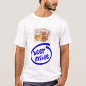 Mannen Bierontwerp T-shirt (Voorkant)