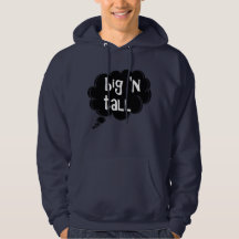 Mannen Big n Tall-hoodie door dalDesignNZ