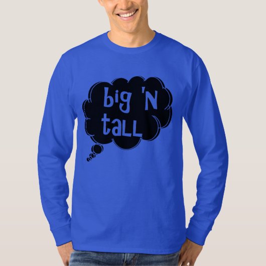 Mannen Big 'n Tall t-shirt (Voorkant)