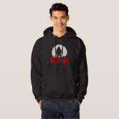Mannen Bigfoot Hoodie (Voorkant volledig)