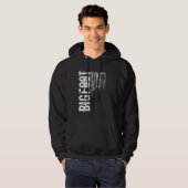Mannen Bigfoot Hoodie (Voorkant volledig)
