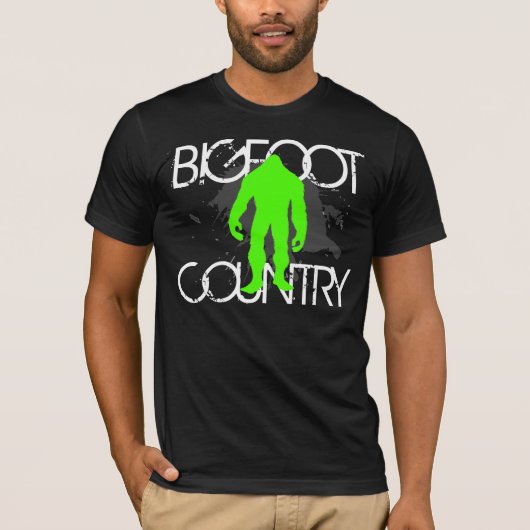 Mannen Bigfoot T-shirt (Voorkant)
