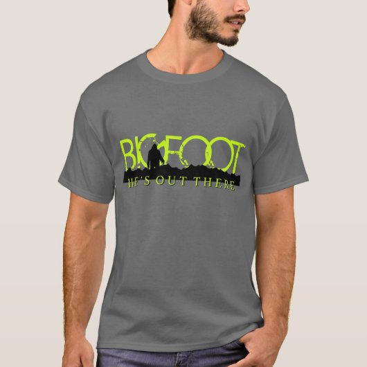 Mannen Bigfoot T-Shirt (Voorkant)