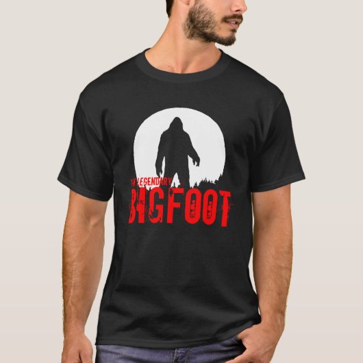 Mannen Bigfoot T-shirt (Voorkant)