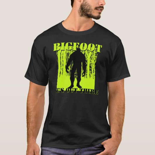 Mannen Bigfoot T-shirt (Voorkant)