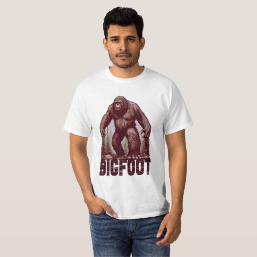 Mannen Bigfoot T-shirt (Voorkant volledig)