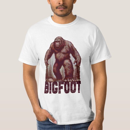 Mannen Bigfoot T-shirt (Voorkant)
