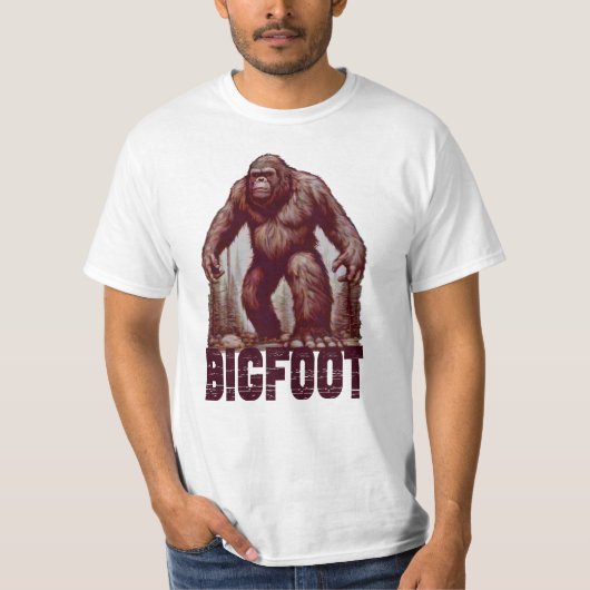 Mannen Bigfoot T-shirt (Voorkant)