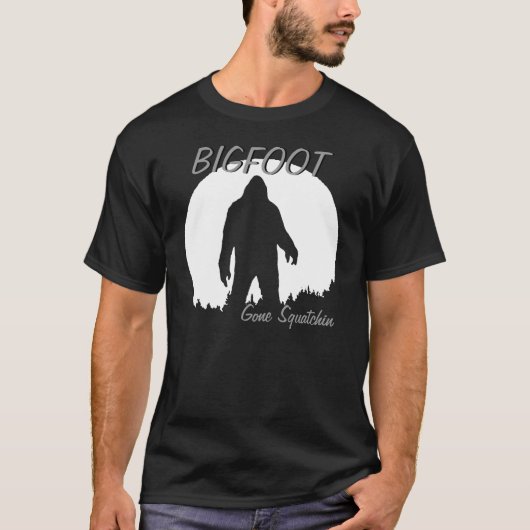 Mannen Bigfoot T-shirt (Voorkant)