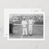 Mannen bij het Tennis-toernooi in Washington DC Briefkaart (Voorkant / Achterkant)