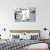 Mannen bij het Tennis-toernooi in Washington DC Canvas Afdruk (Insitu (Slaapkamer))