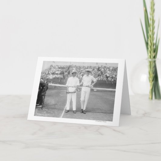 Mannen bij het Tennis-toernooi in Washington DC Kaart (Voorkant)