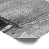 Mannen bij het Tennis-toernooi in Washington DC Poster (Hoek)