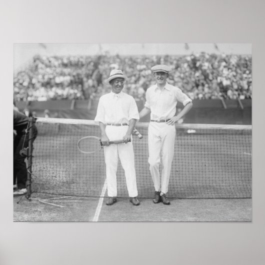 Mannen bij het Tennis-toernooi in Washington DC Poster (Voorkant)