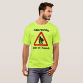 Mannen bij Twerk T-shirt (Voorkant volledig)