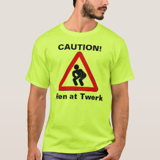 Mannen bij Twerk T-shirt