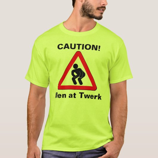 Mannen bij Twerk T-shirt (Voorkant)