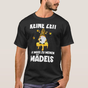 Mannen bijenteler Keine Zeit Ich Muss Zu Meinen M T-shirt