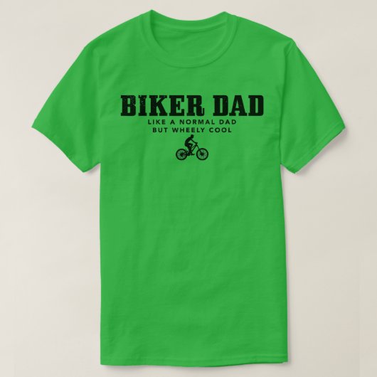 Mannen Biker Dad Mountain Bike Funny MB Fathers Da T-shirt (Design voorkant)