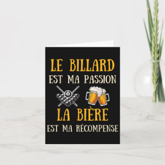 Mannen Biljart Humor Gift Idee Humorous B Kaart