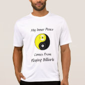 Mannen Billiard T-shirt (Voorkant)