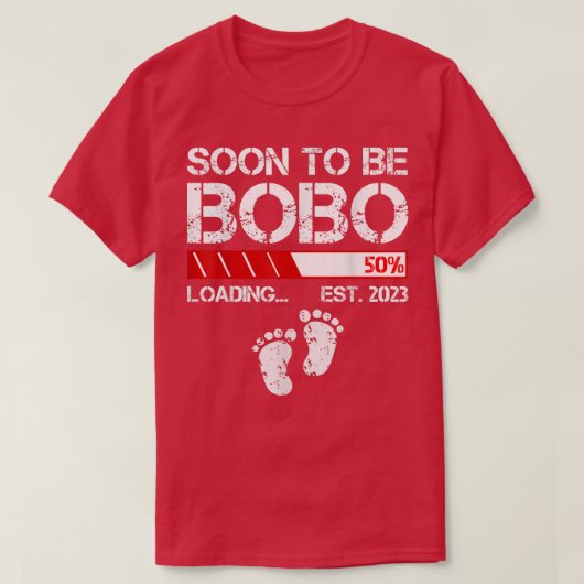 Mannen binnenkort Bobo st 2023 voor mannen - grapp T-shirt (Design voorkant)