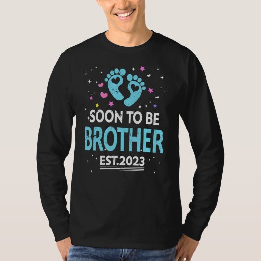 Mannen binnenkort Brother Zwangerschapsaankondigin T-shirt (Voorkant)