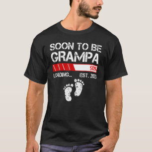 Mannen binnenkort Grampa EST 2023 voor mannen nieu T-shirt