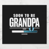 Mannen binnenkort opa EST. 2025 nieuwe opa Bier Etiket (Enkel label)